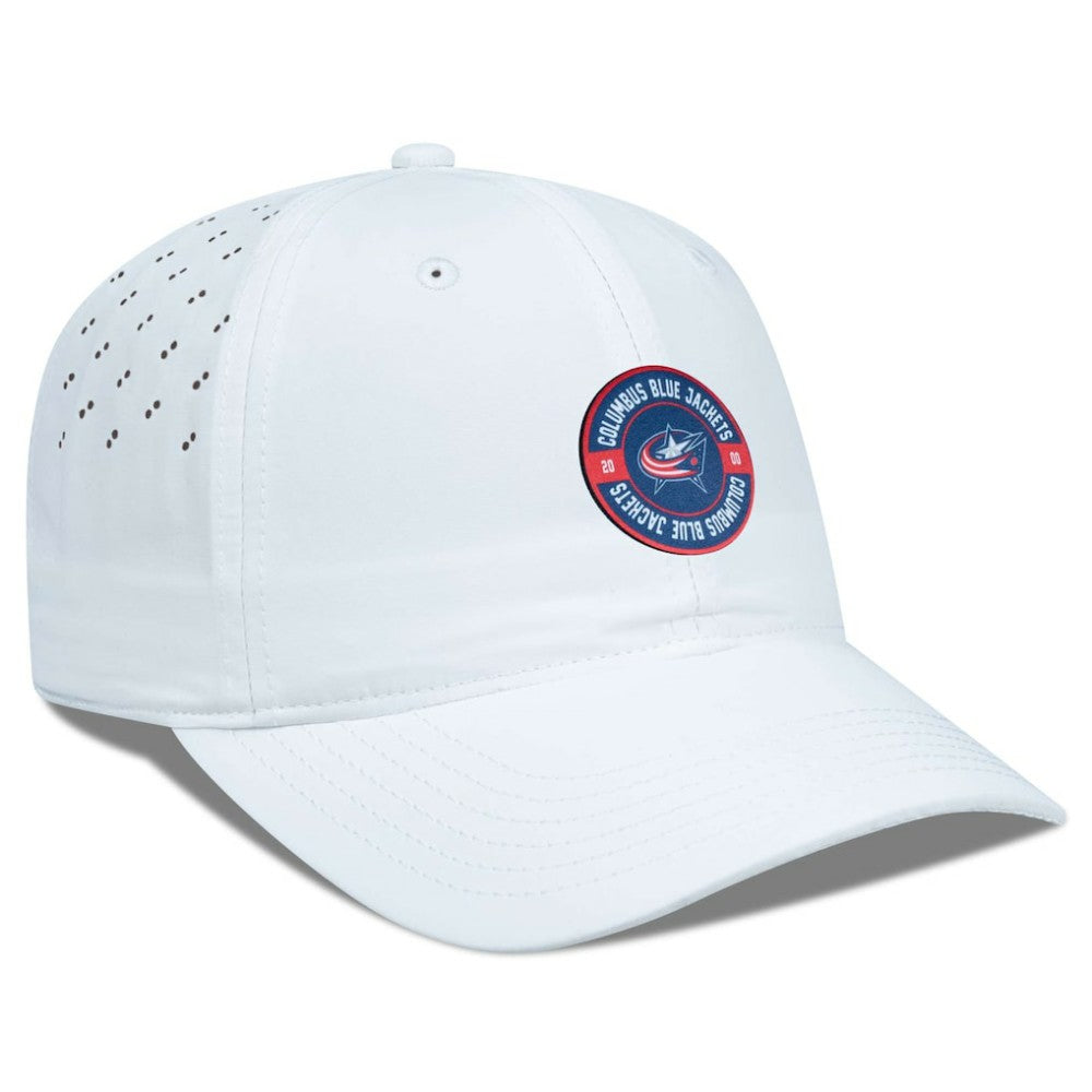 NHL Columbus Blue Jackets Levelwear Women's Haven Adjustable Hat - White