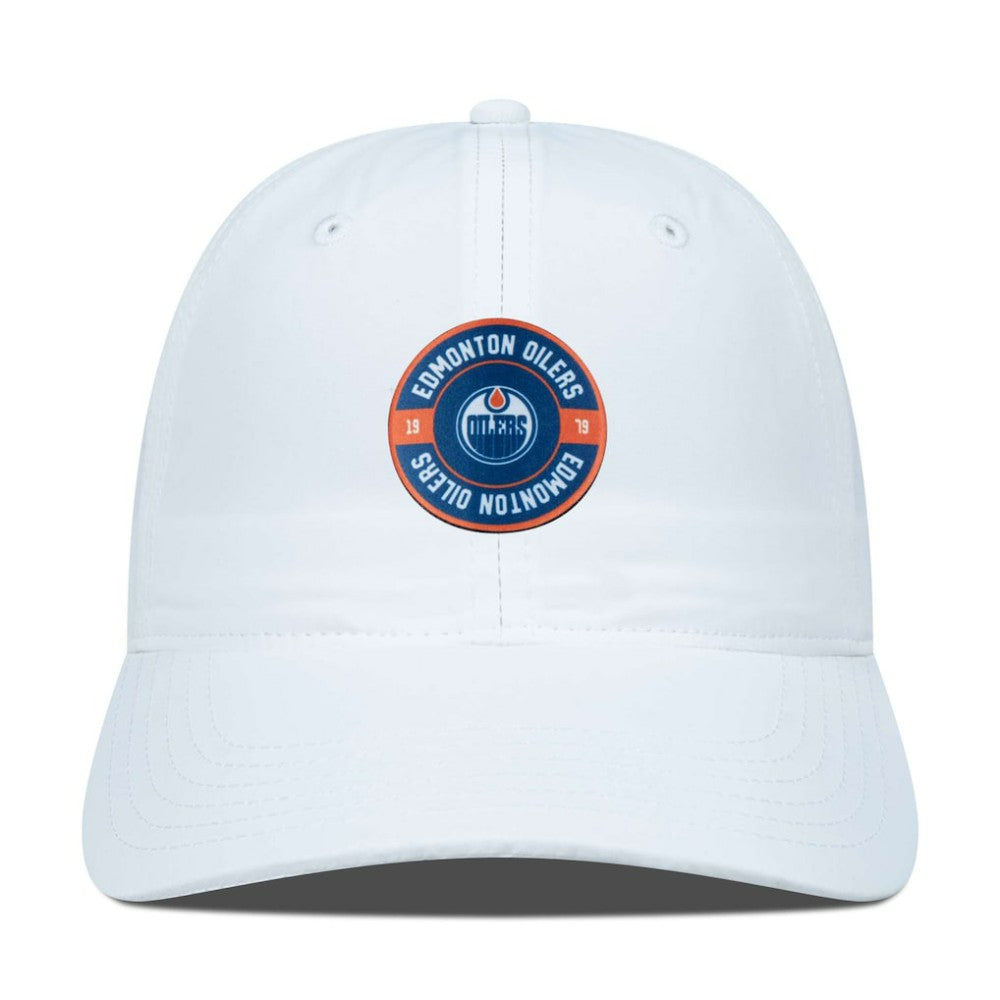 NHL Edmonton Oilers Levelwear Women's Haven Adjustable Hat - White