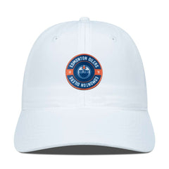 NHL Edmonton Oilers Levelwear Women's Haven Adjustable Hat - White