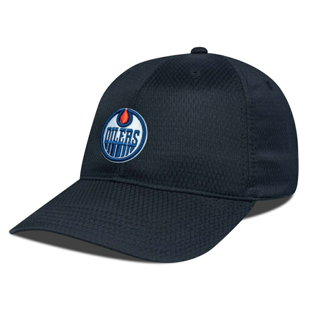 NHL Edmonton Oilers Levelwear Matrix Adjustable Hat - Black