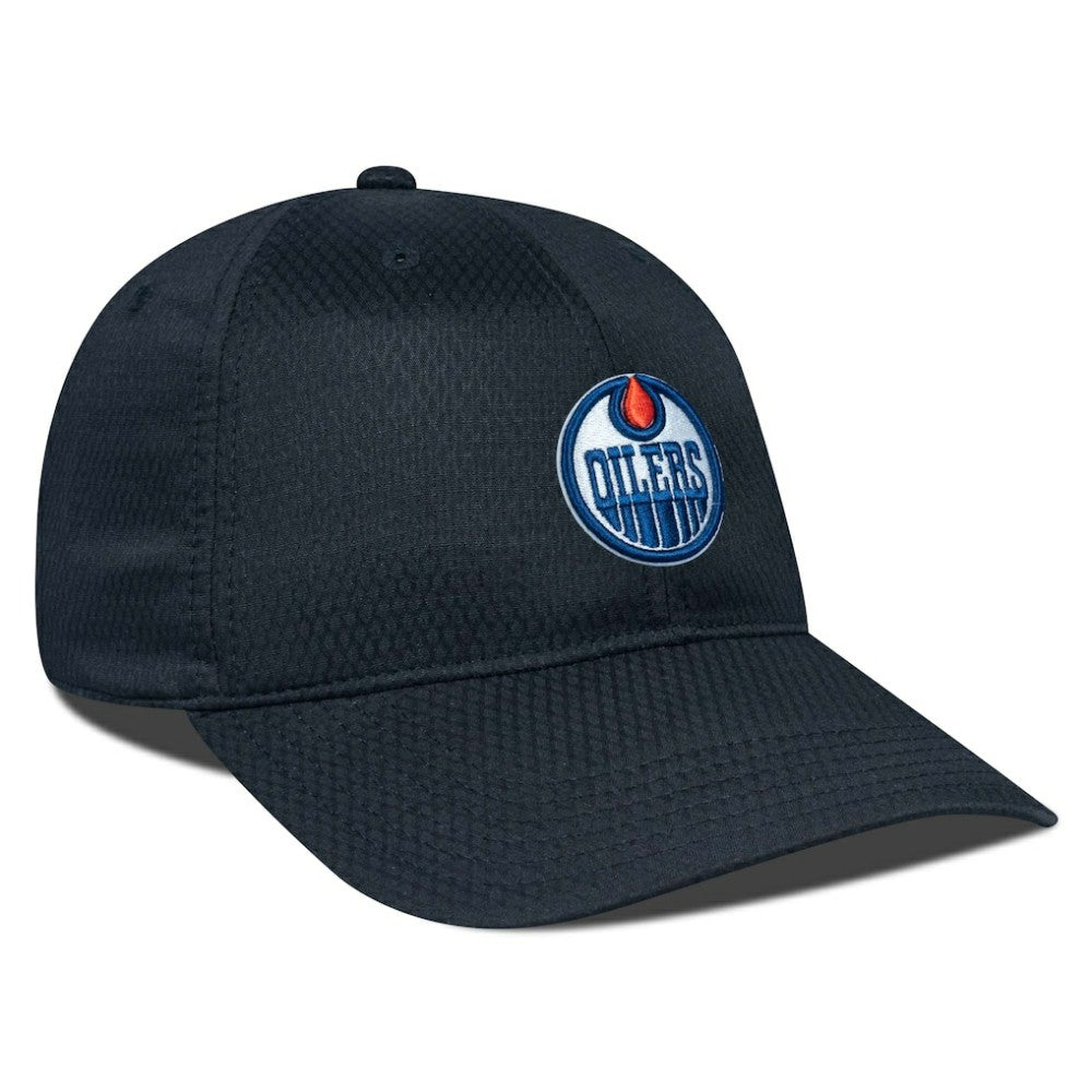 NHL Edmonton Oilers Levelwear Matrix Adjustable Hat - Black