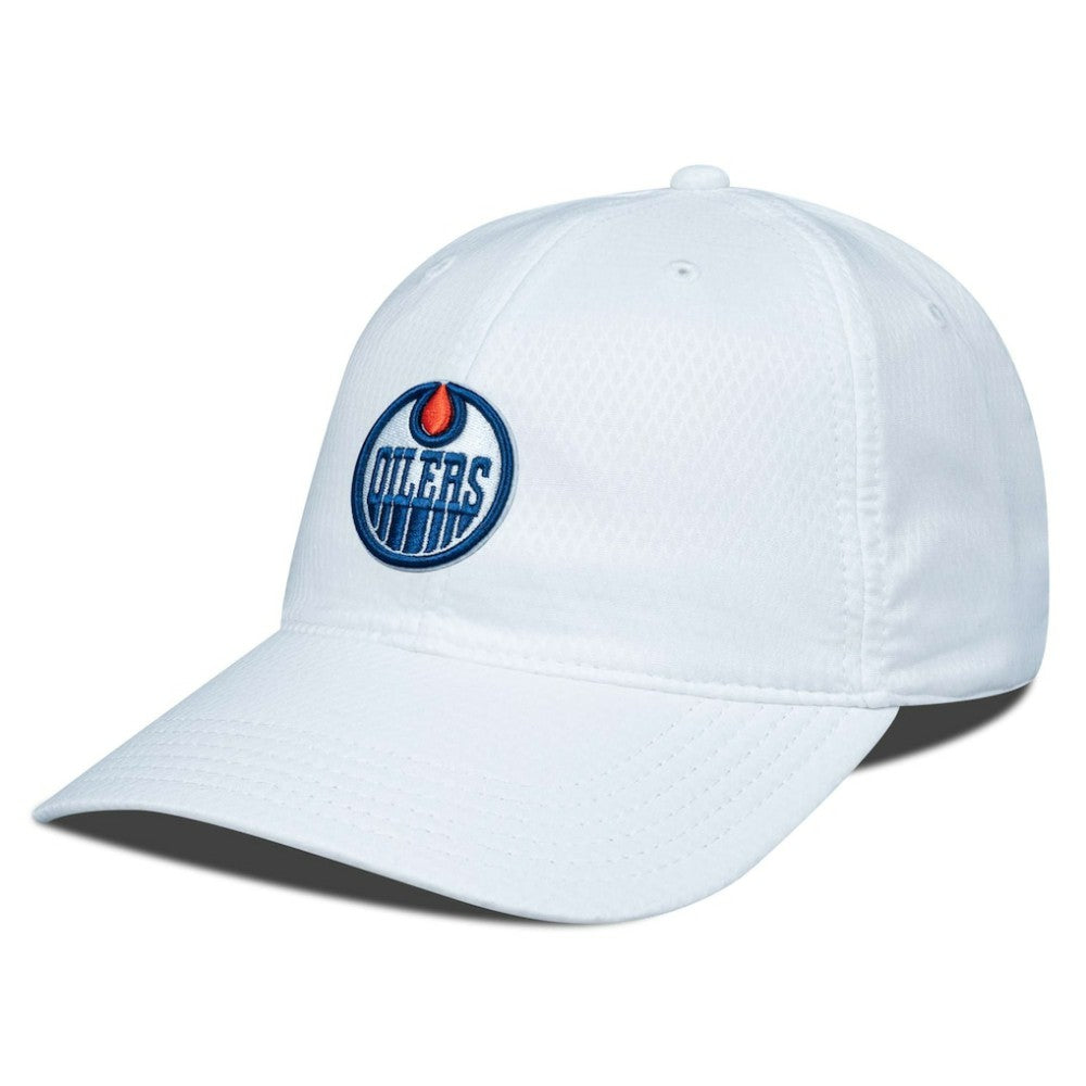 NHL Edmonton Oilers Levelwear Matrix Adjustable Hat - White