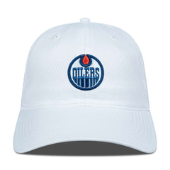 NHL Edmonton Oilers Levelwear Matrix Adjustable Hat - White