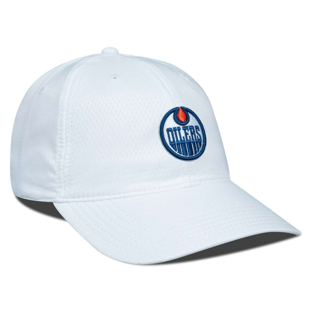 NHL Edmonton Oilers Levelwear Matrix Adjustable Hat - White