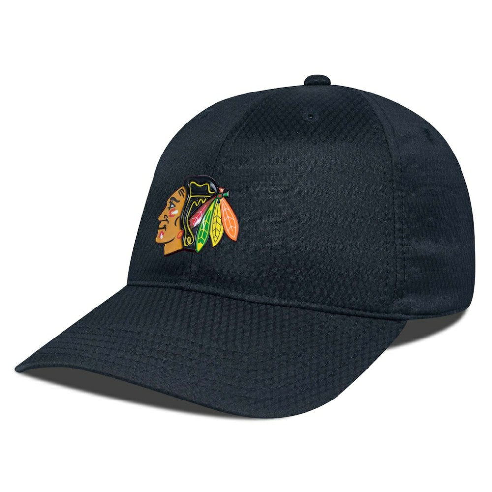 NHL Chicago Blackhawks Levelwear Matrix Adjustable Hat - Black