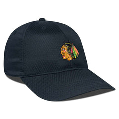 NHL Chicago Blackhawks Levelwear Matrix Adjustable Hat - Black