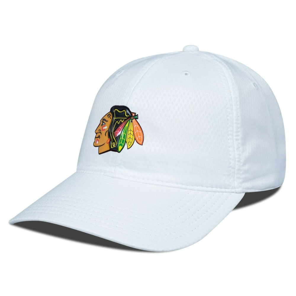 NHL Chicago Blackhawks Levelwear Matrix Adjustable Hat - White
