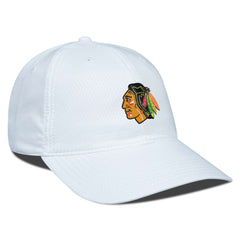 NHL Chicago Blackhawks Levelwear Matrix Adjustable Hat - White