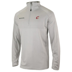 Cleveland Cavaliers Omni-Wick Rockin' It Quarter-Zip Pullover Top Heather Gray