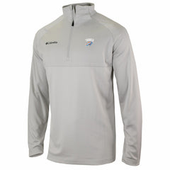 Oklahoma City Thunder Omni-Wick Rockin' It Quarter-Zip Pullover Top Heather Gray
