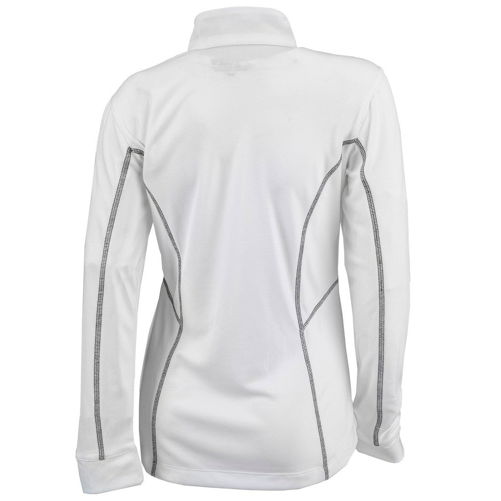 Cleveland Cavaliers Women's Omni-Wick Shotgun Quarter-Zip Pullover Top White
