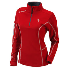 Houston Rockets Women's Omni-Wick Shotgun Quarter-Zip Pullover Top Red