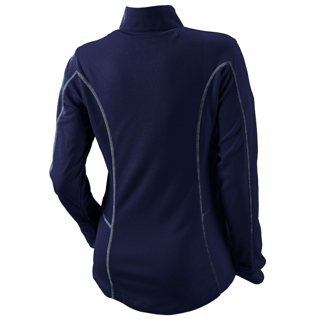 Indiana Pacers Women's Omni-Wick Shotgun Quarter-Zip Pullover Top Navy
