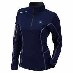 Minnesota Timberwolves Women's Omni-Wick Shotgun Quarter-Zip Pullover Top Navy