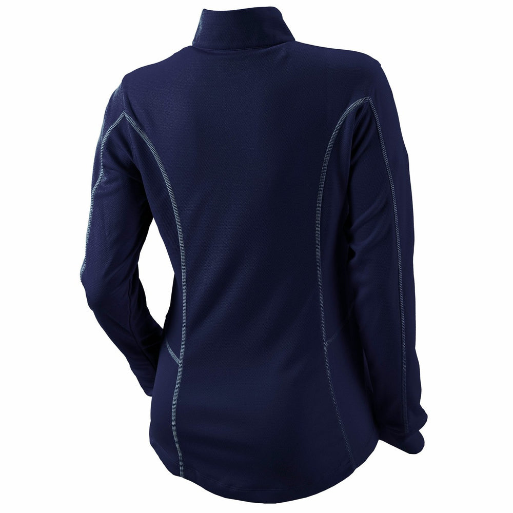 Minnesota Timberwolves Women's Omni-Wick Shotgun Quarter-Zip Pullover Top Navy