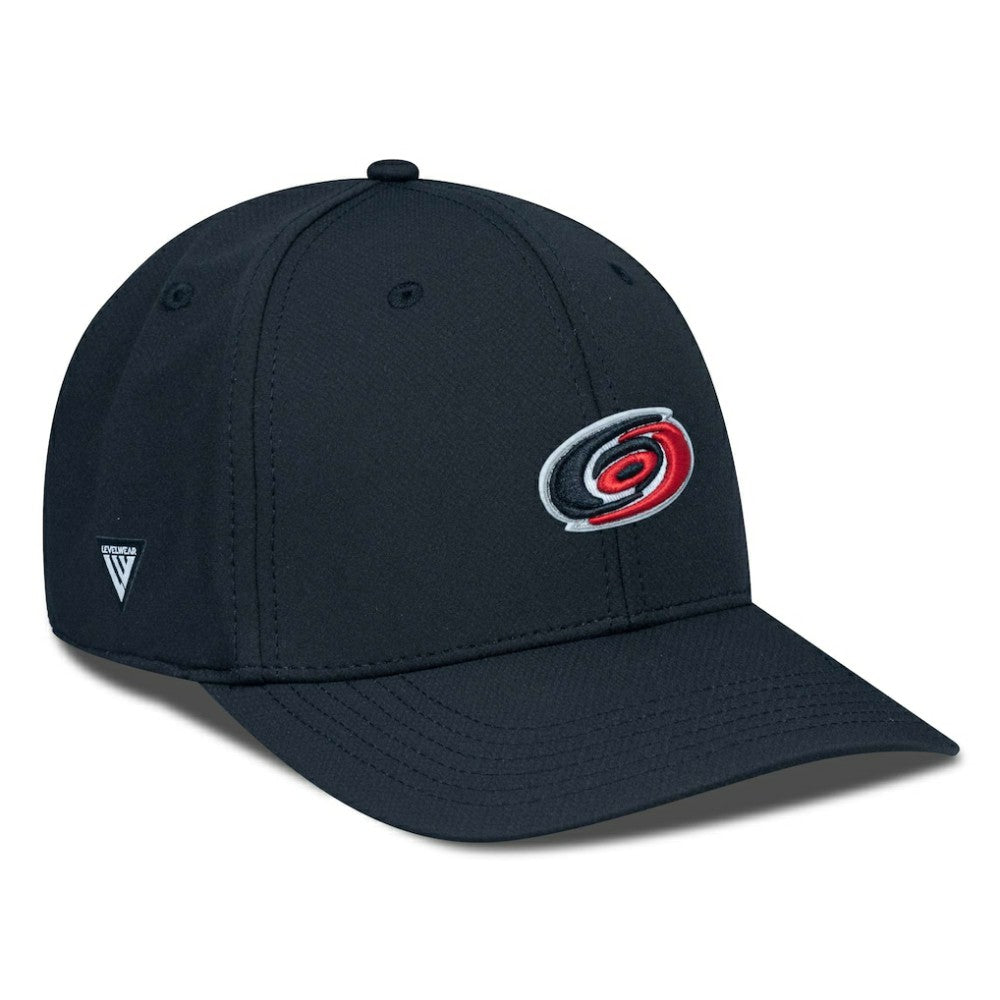 NHL Carolina Hurricanes Levelwear Rise Flex Hat - Black