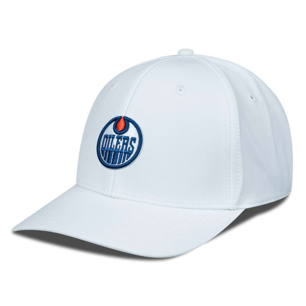 NHL Edmonton Oilers Levelwear Rise Flex Hat - White