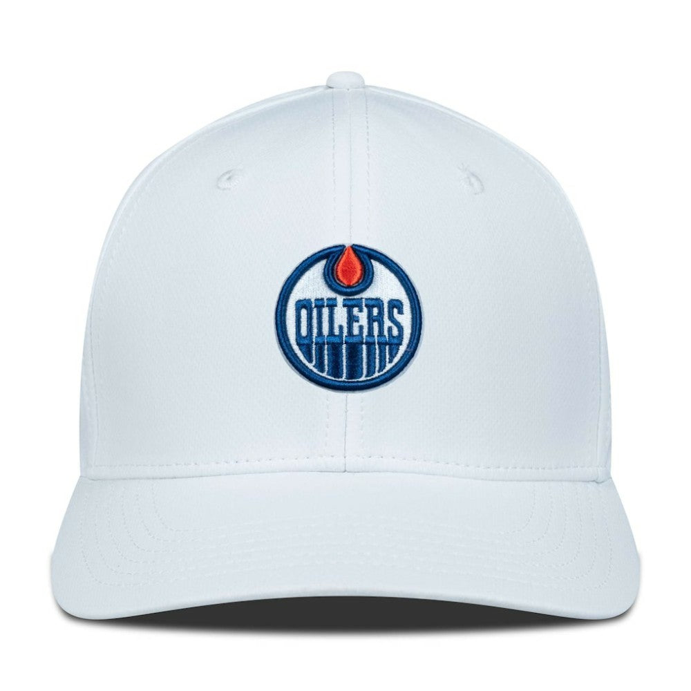 NHL Edmonton Oilers Levelwear Rise Flex Hat - White
