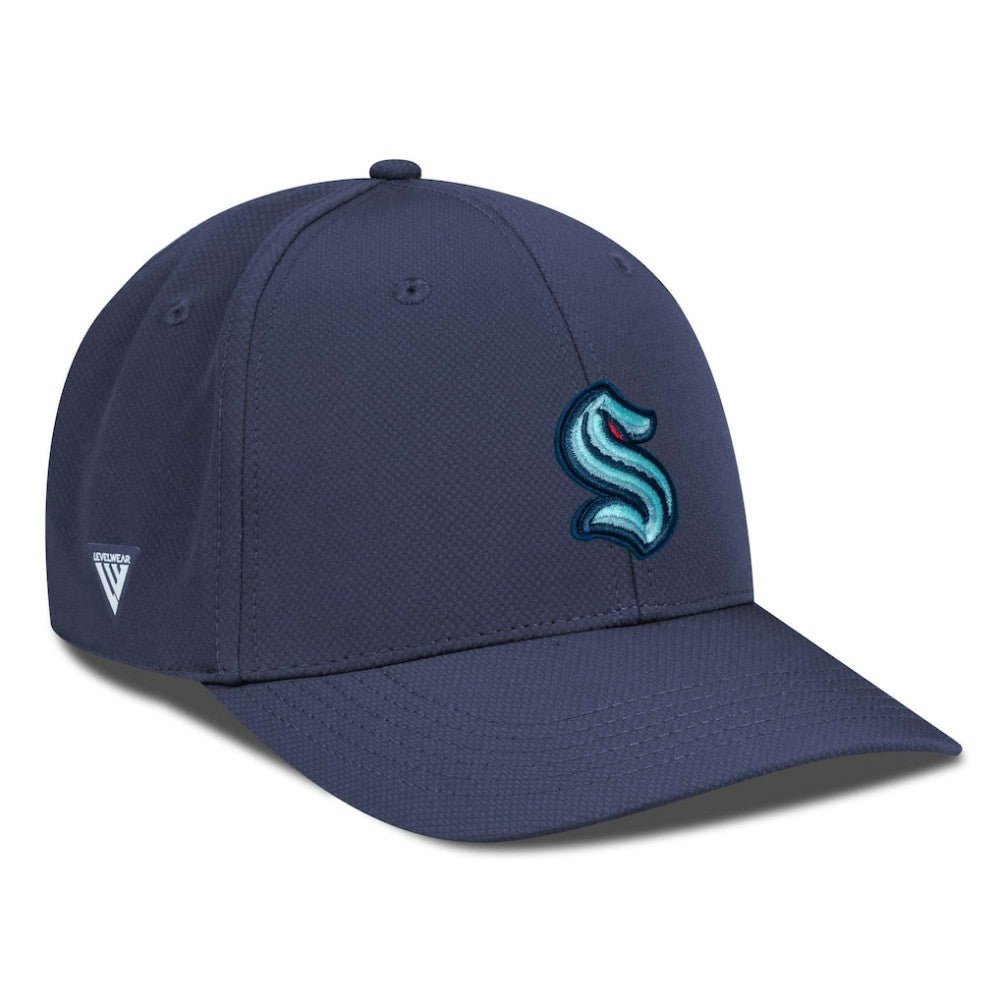 NHL Seattle Kraken Levelwear Rise Flex Hat - Navy