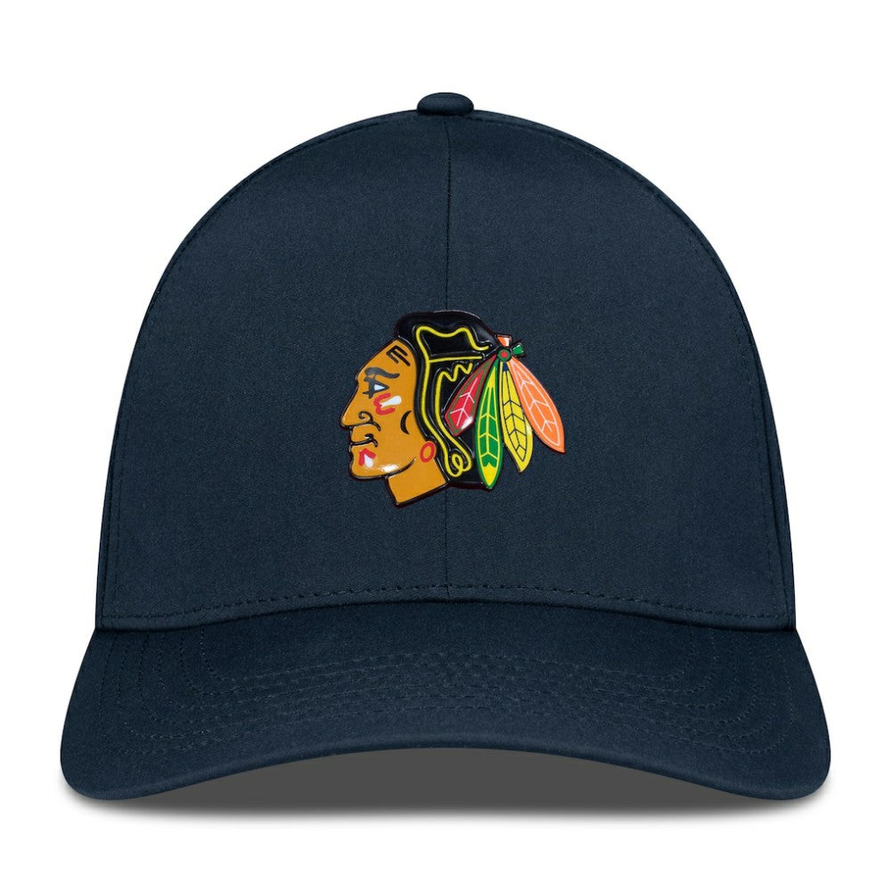 NHL Chicago Blackhawks Levelwear Zeta Flex Hat - Black