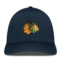 NHL Chicago Blackhawks Levelwear Zeta Flex Hat - Black