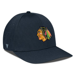 NHL Chicago Blackhawks Levelwear Zeta Flex Hat - Black