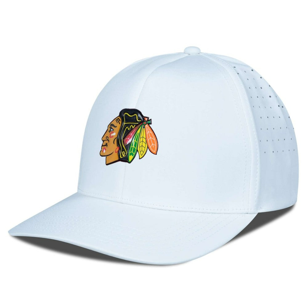NHL Chicago Blackhawks Levelwear Zeta Flex Hat - White
