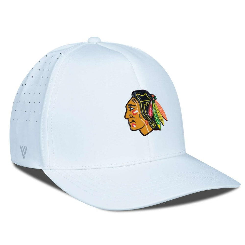 NHL Chicago Blackhawks Levelwear Zeta Flex Hat - White