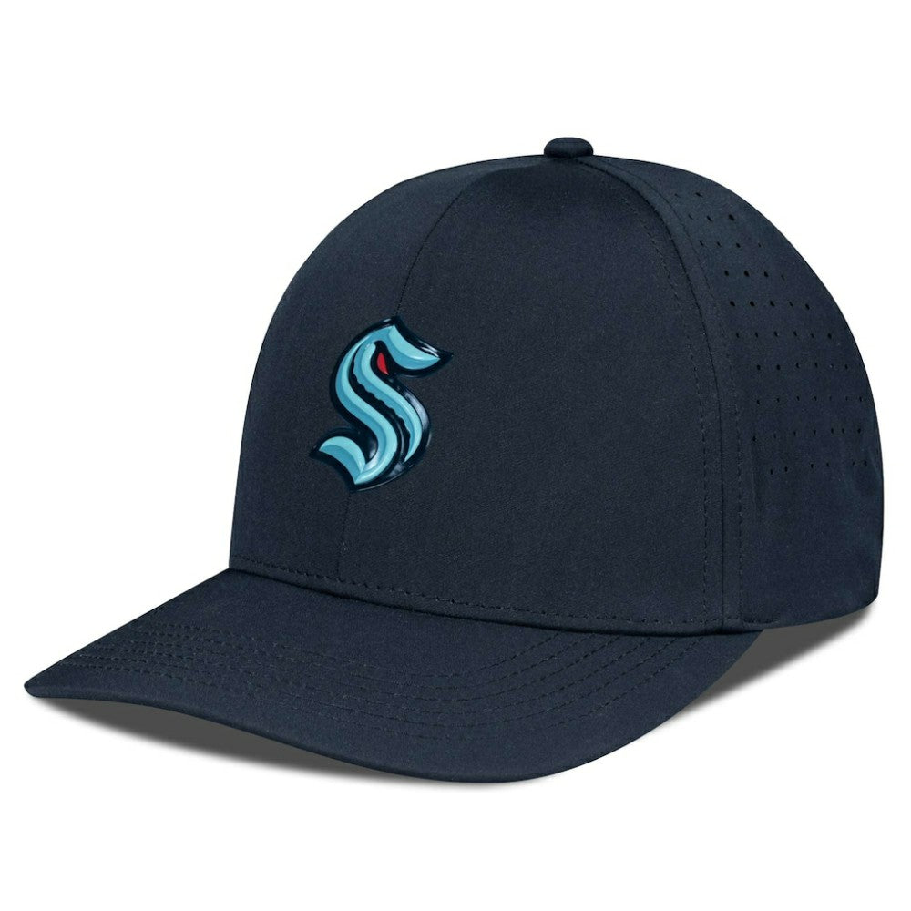 NHL Seattle Kraken Levelwear Zeta Flex Hat - Black