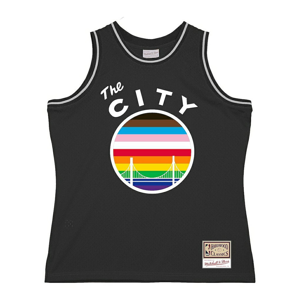 Golden State Warriors Hardwood Classic Pride Jersey Black