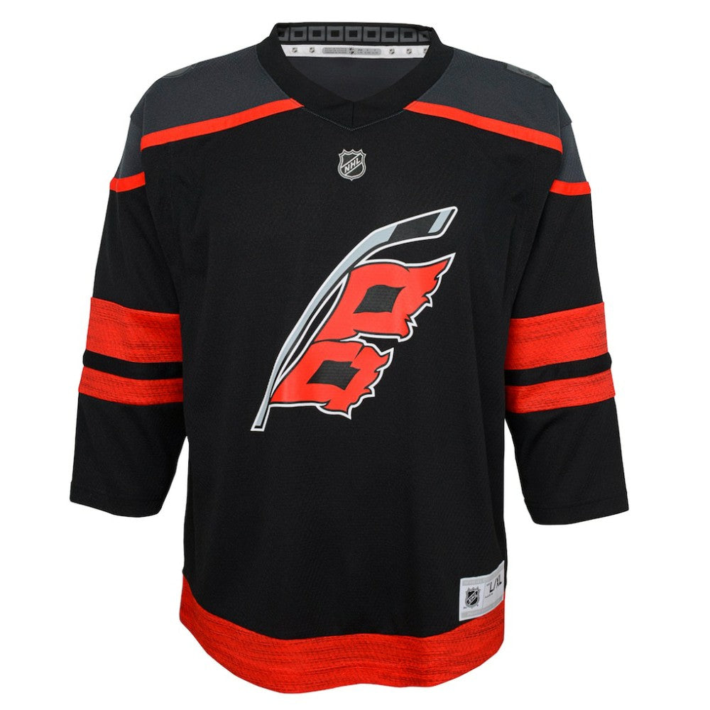 NHL,Custom Carolina Hurricanes Youth Home Replica Custom Jersey - Black