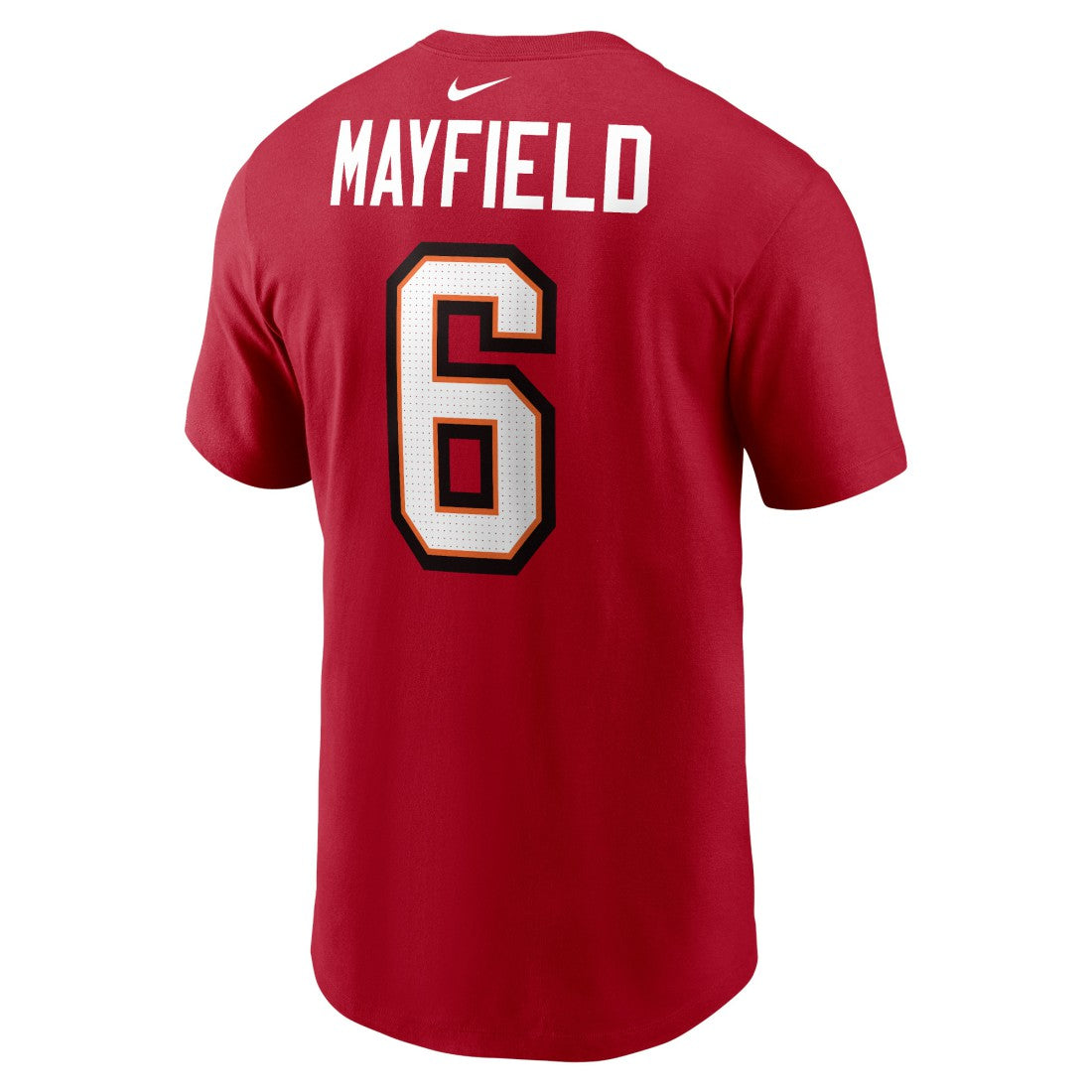 Baker Mayfield Tampa Bay Buccaneers Player Name & Number T-Shirt Red