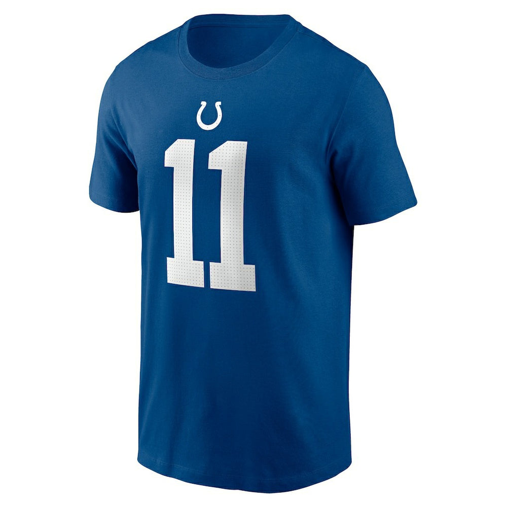 Michael Pittman Jr. Indianapolis Colts Player Name & Number T-Shirt Royal