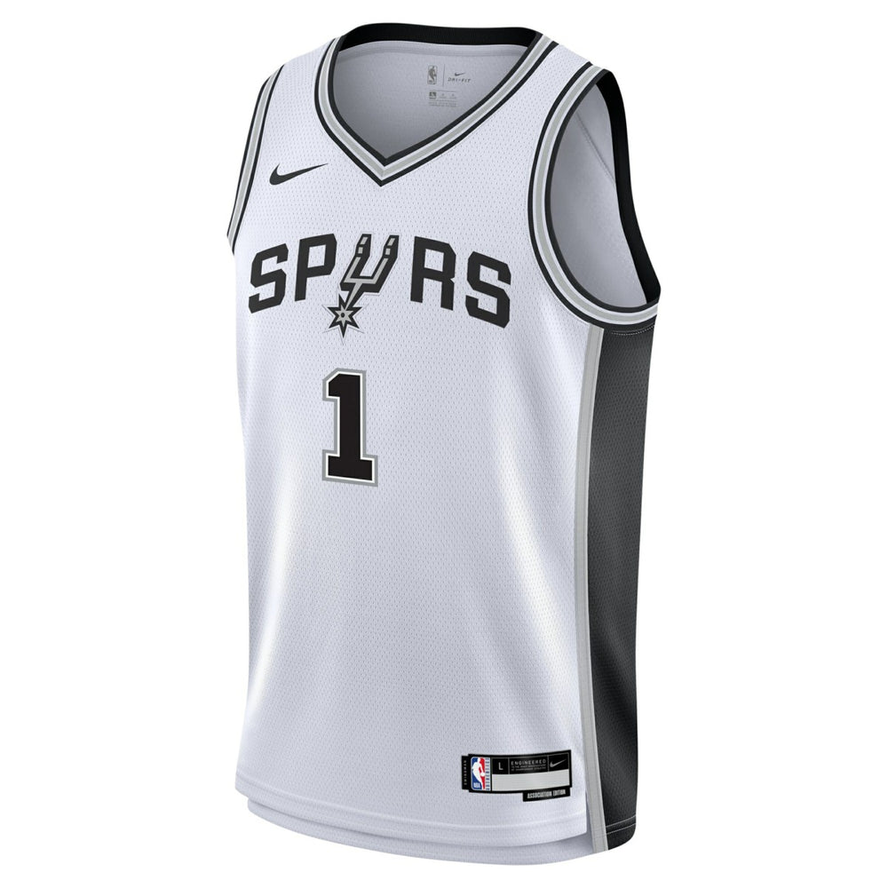 Victor Wembanyama San Antonio Spurs Youth Swingman Jersey Association Edition White