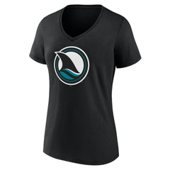 NHL San Jose Sharks Fanatics Women's Alternate Graphic T-Shirt - Black