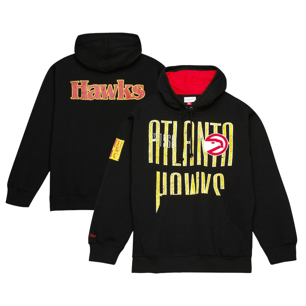 Atlanta Hawks Hardwood Classics OG 2.0 Pullover Hoodie Black