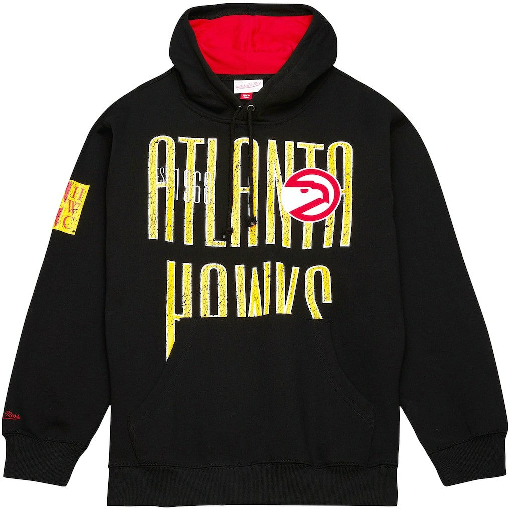 Atlanta Hawks Hardwood Classics OG 2.0 Pullover Hoodie Black
