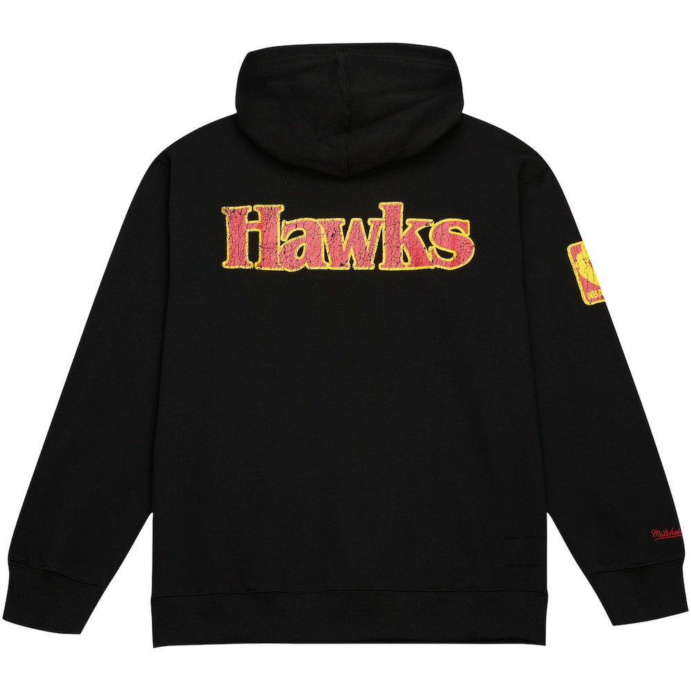 Atlanta Hawks Hardwood Classics OG 2.0 Pullover Hoodie Black