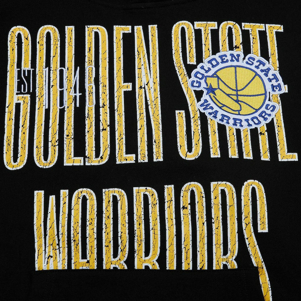 Golden State Warriors Hardwood Classics OG 2.0 Pullover Hoodie Black