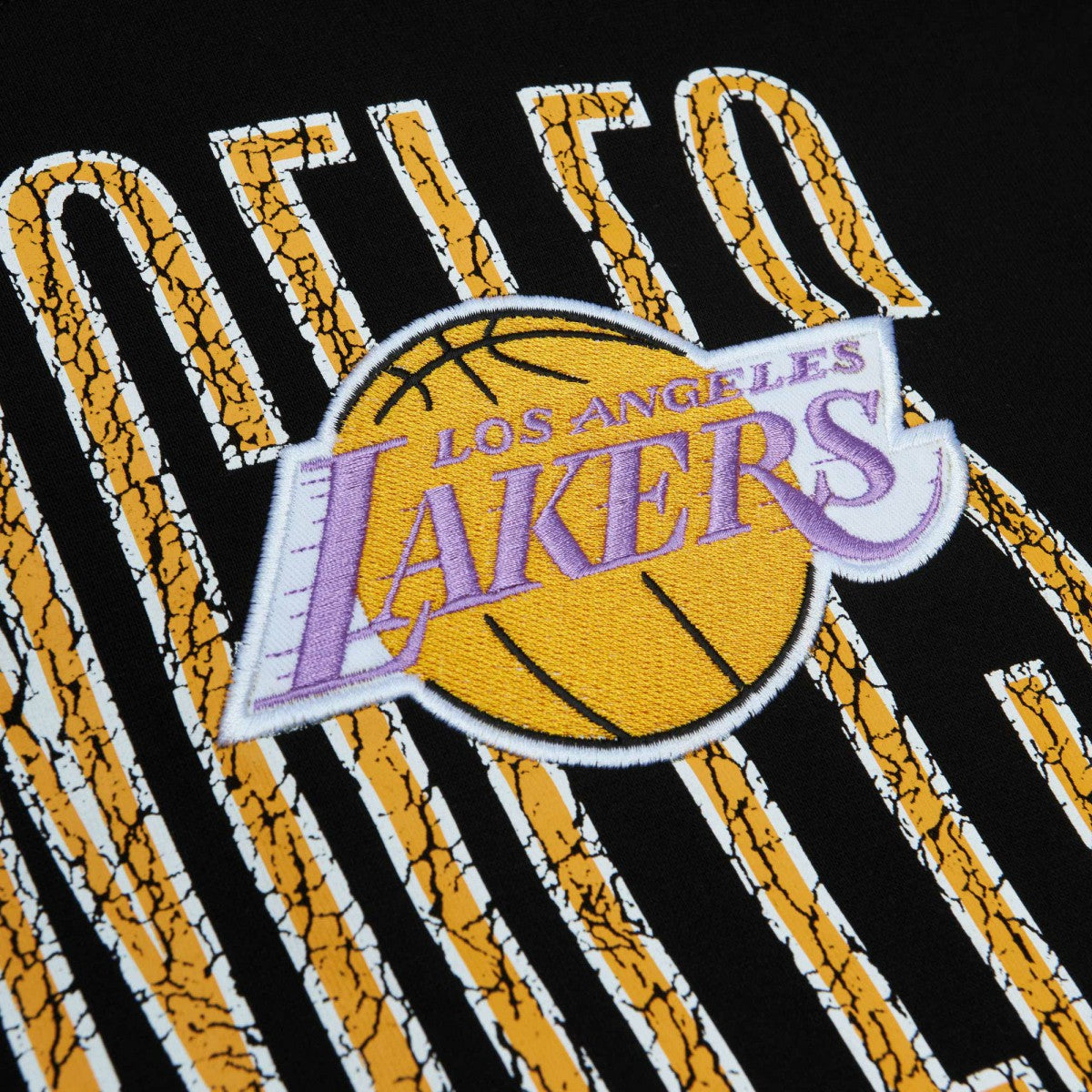 Los Angeles Lakers Hardwood Classics OG 2.0 Pullover Hoodie Black