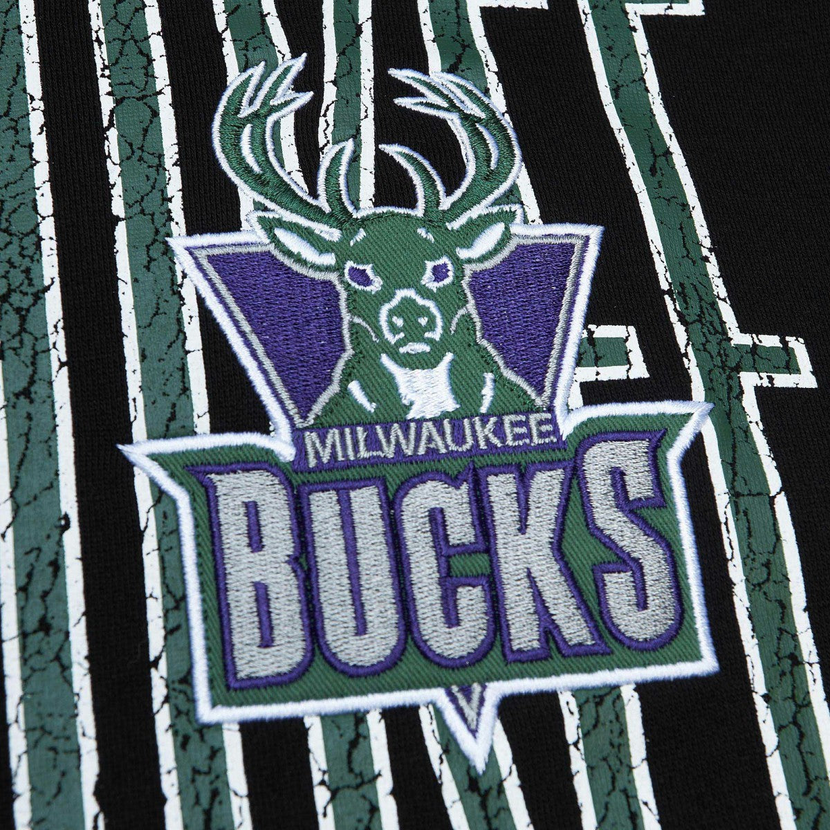 Milwaukee Bucks Hardwood Classics OG 2.0 Pullover Hoodie Black