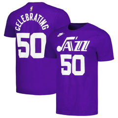 Utah Jazz Unisex 50th Anniversary T-Shirt Purple