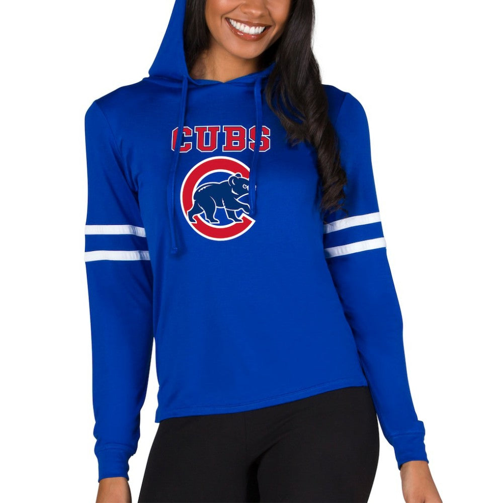Chicago Cubs Concepts Sport Women's Marathon Lightweight Lounge Pullover Hoodie - Royal Hoodies