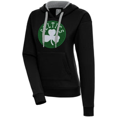 Boston Celtics Antigua Women's Victory Pullover Hoodie Black