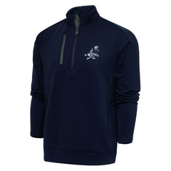 Dallas Cowboys Adult Throwback Logo Generation Quarter-Zip Pullover Top Navy