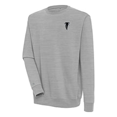 Atlanta Falcons Adult Throwback Logo Victory Pullover Sweatshirt Heather Gray