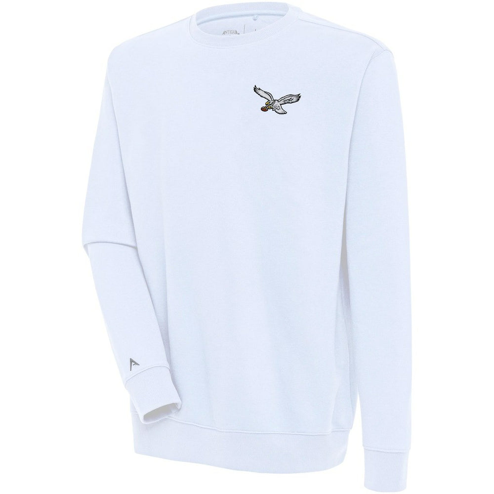 Philadelphia Eagles Adult Throwback Logo Victory Pullover Sweatshirt White