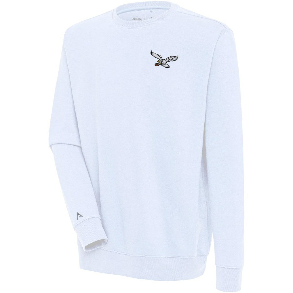 Philadelphia Eagles Adult Throwback Logo Victory Pullover Sweatshirt White