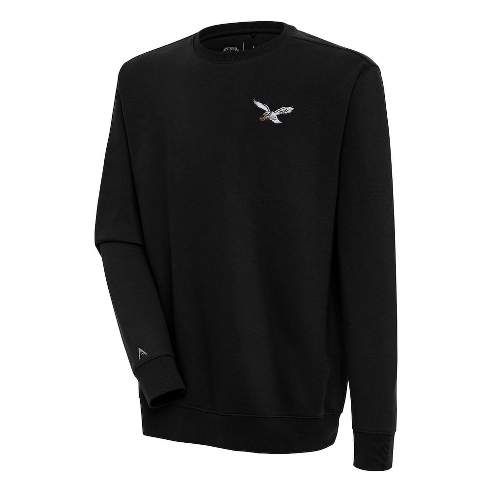 Philadelphia Eagles Adult Throwback Logo Victory Pullover Sweatshirt Black