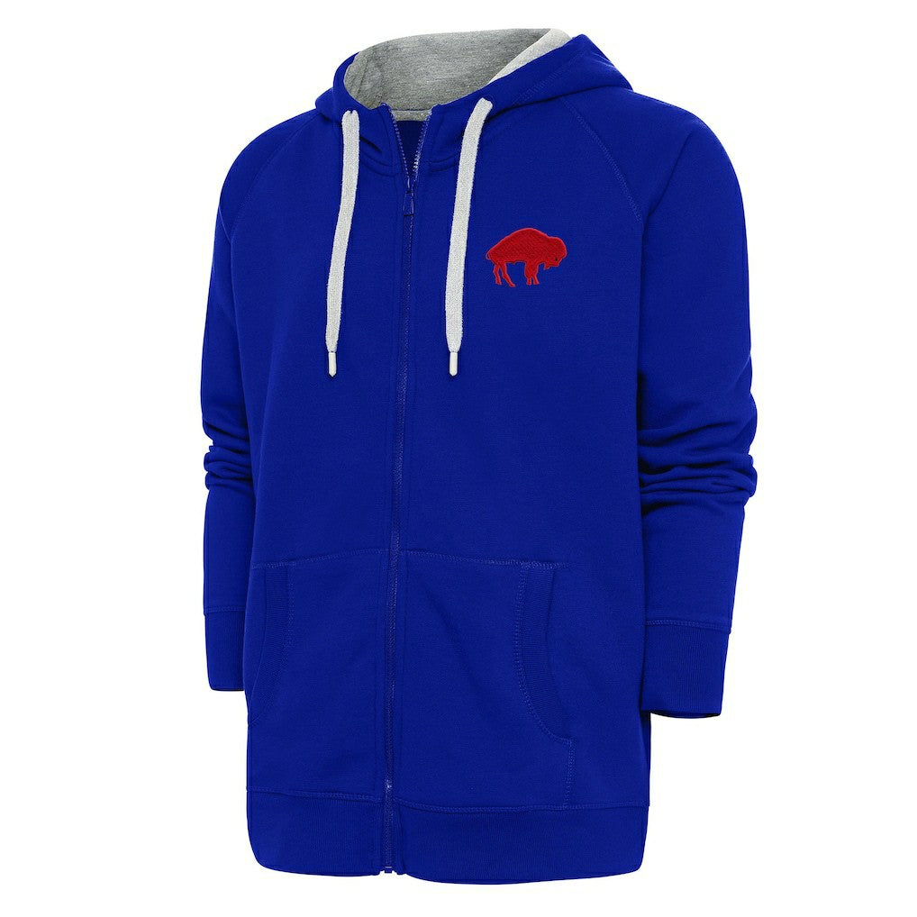 Buffalo Bills Adult Throwback Logo Victory Full-Zip Hoodie Royal